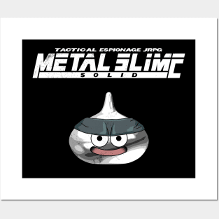 Metal Slime Solid - White Posters and Art